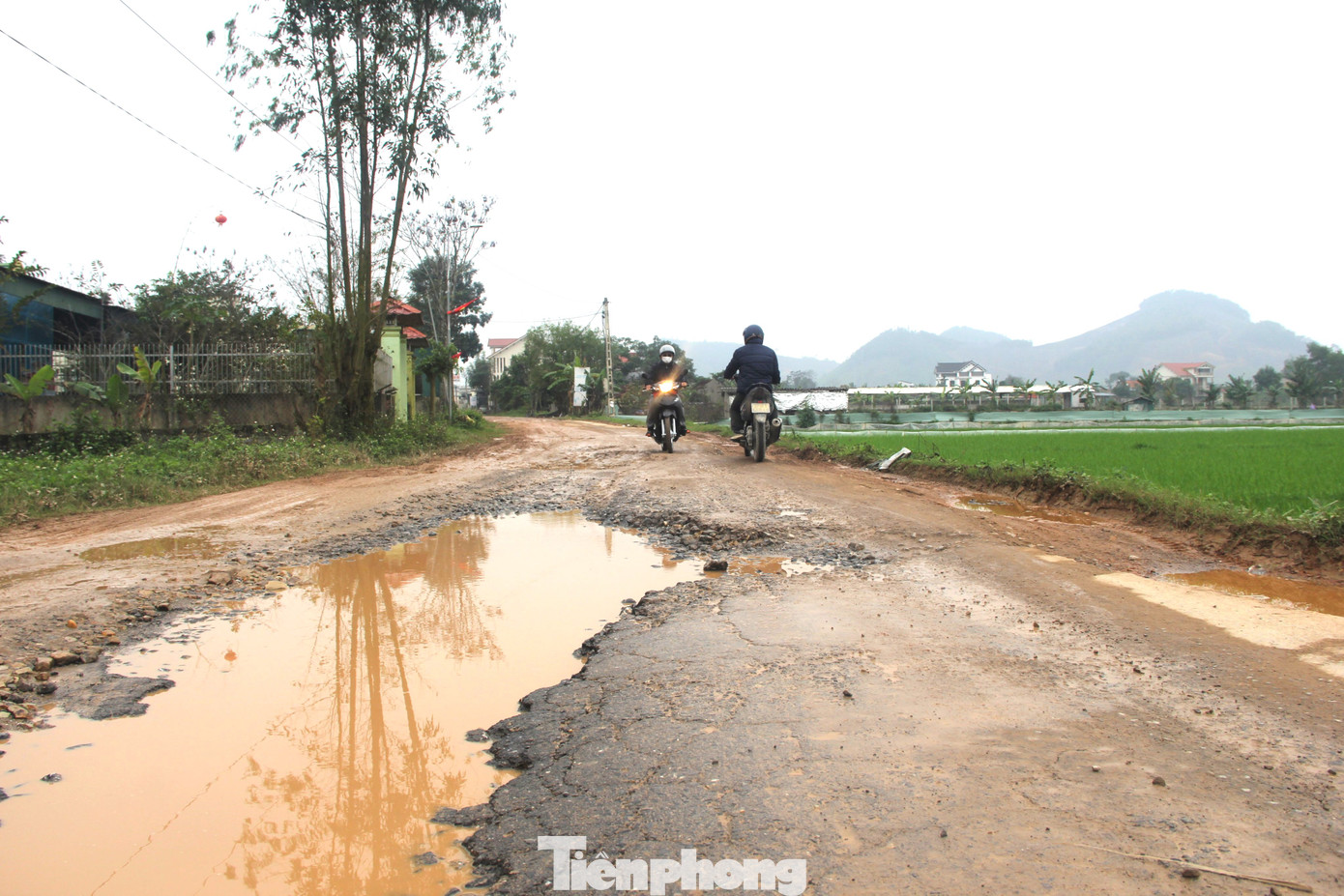 Ổ gà, ổ voi đầy rẫy trên mặt đường