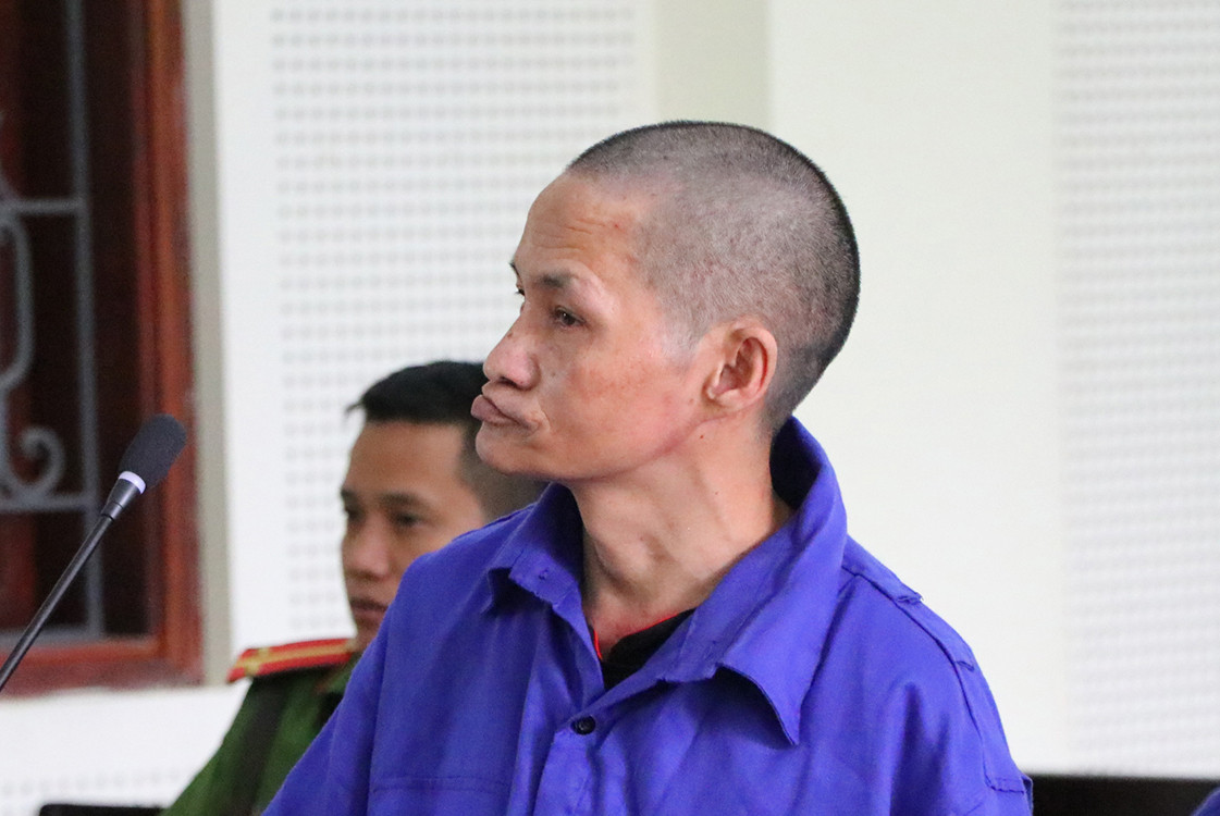 Bị cáo Thào Phênh Va tại tòa