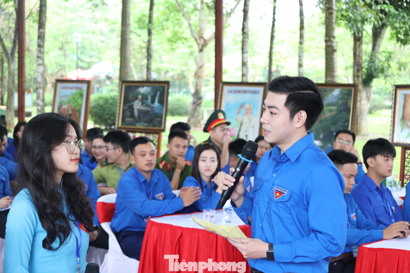 Em Bùi Thị Minh Huyền - Lớp 12D1, trường THPT Diễn Châu 3 chia sẻ về những dự án khởi nghiệp.