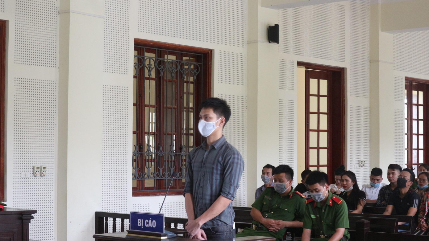 Bị cáo Quý tại phiên tòa.