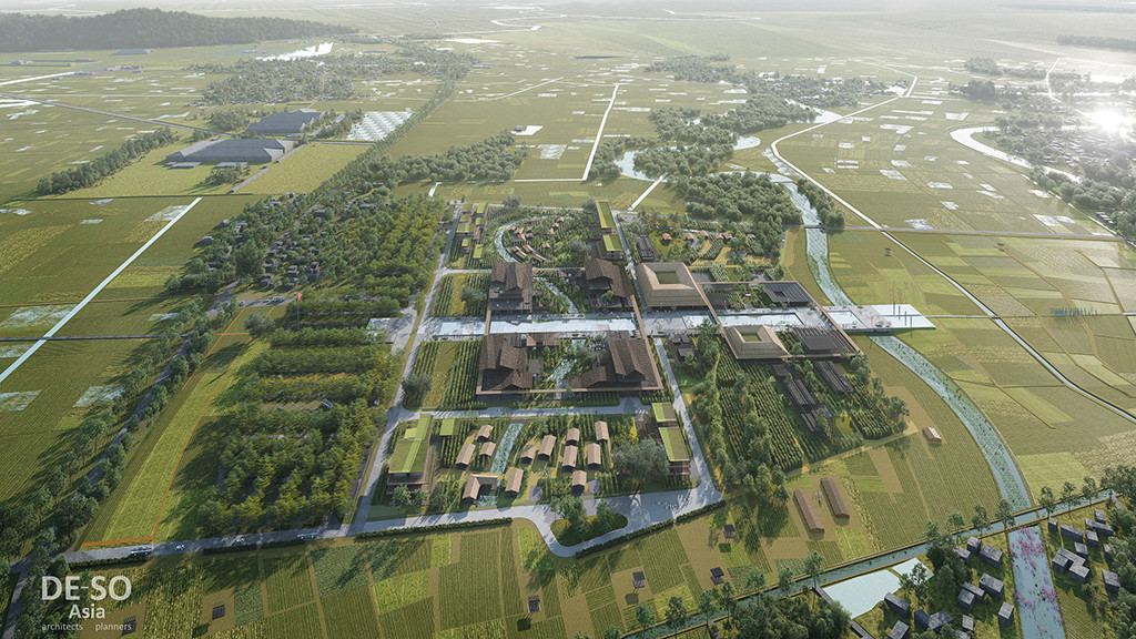 Phối cảnh Quy hoạch bảo tồn, tôn tạo và phát huy giá trị Khu lưu niệm Chủ tịch Hồ Chí Minh