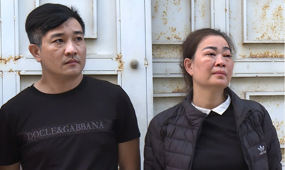 Đối tượng Võ Thế Anh và Lê Thị Hằng Đối tượng Võ Thế Anh và Lê Thị Hằng