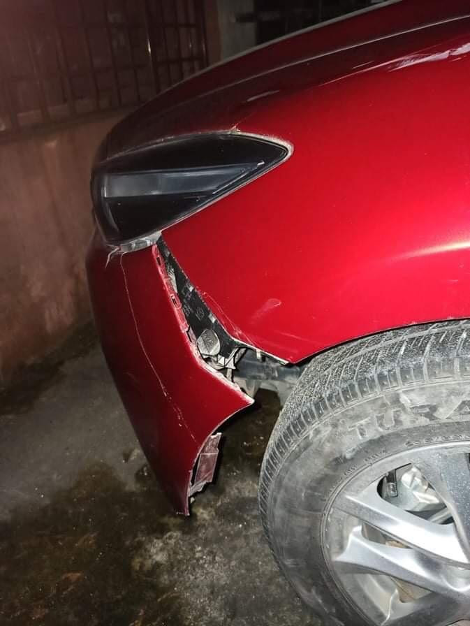 Vị trí va chạm khiến chiếc xe hư hỏng Vị trí va chạm khiến chiếc xe hư hỏng