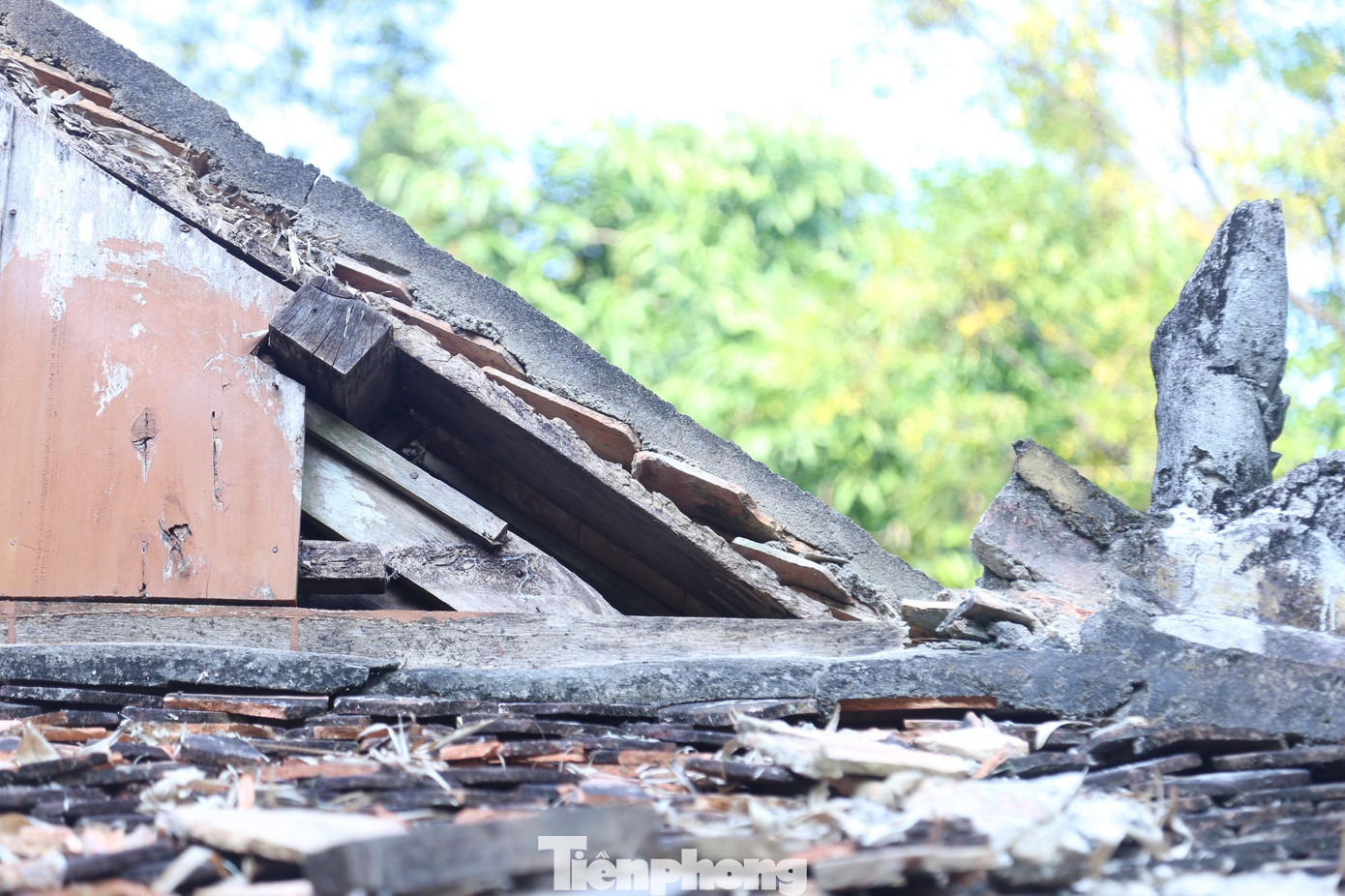 “Trận lụt vừa qua, đền nằm giữa một vùng nước lũ mênh mông và bị ngập sâu hơn 1m. Do mưa lớn kéo dài, phần mái hạ điện của đền Rậm ngoài bị hư hỏng nặng nề. Nhà tứ quan cấu kiện gỗ đã mục, ngói bị vỡ gây dột khi có mưa. Chúng tôi rất lo lắng nhưng cũng không biết phải làm gì, chỉ mong sớm có dự án để trùng tu, sữa chữa”, ông Lục chia sẻ.