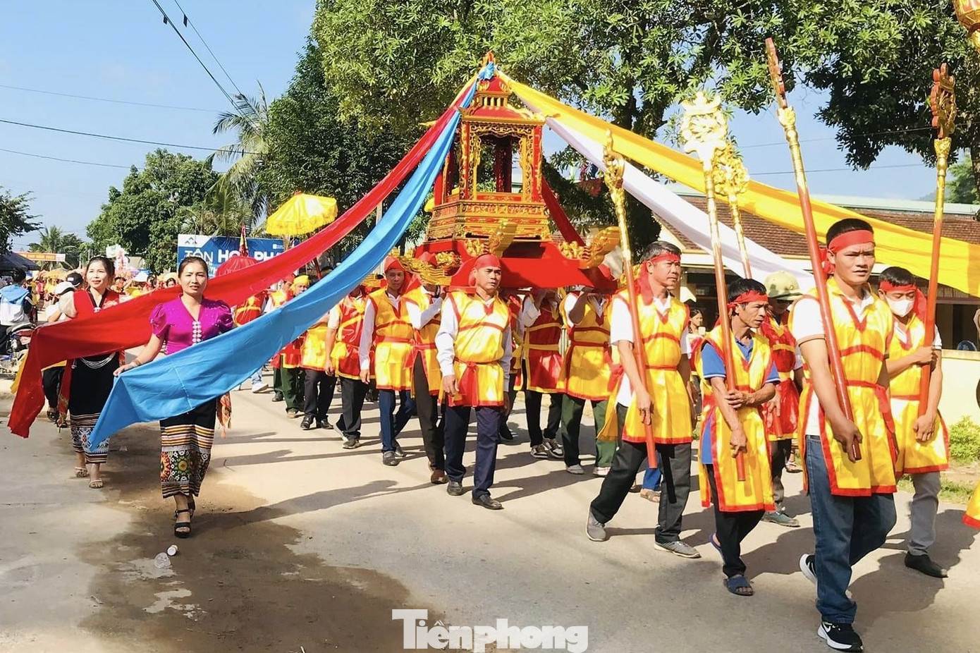 Lễ rước trong Lễ hội Bươn Xao năm 2023
