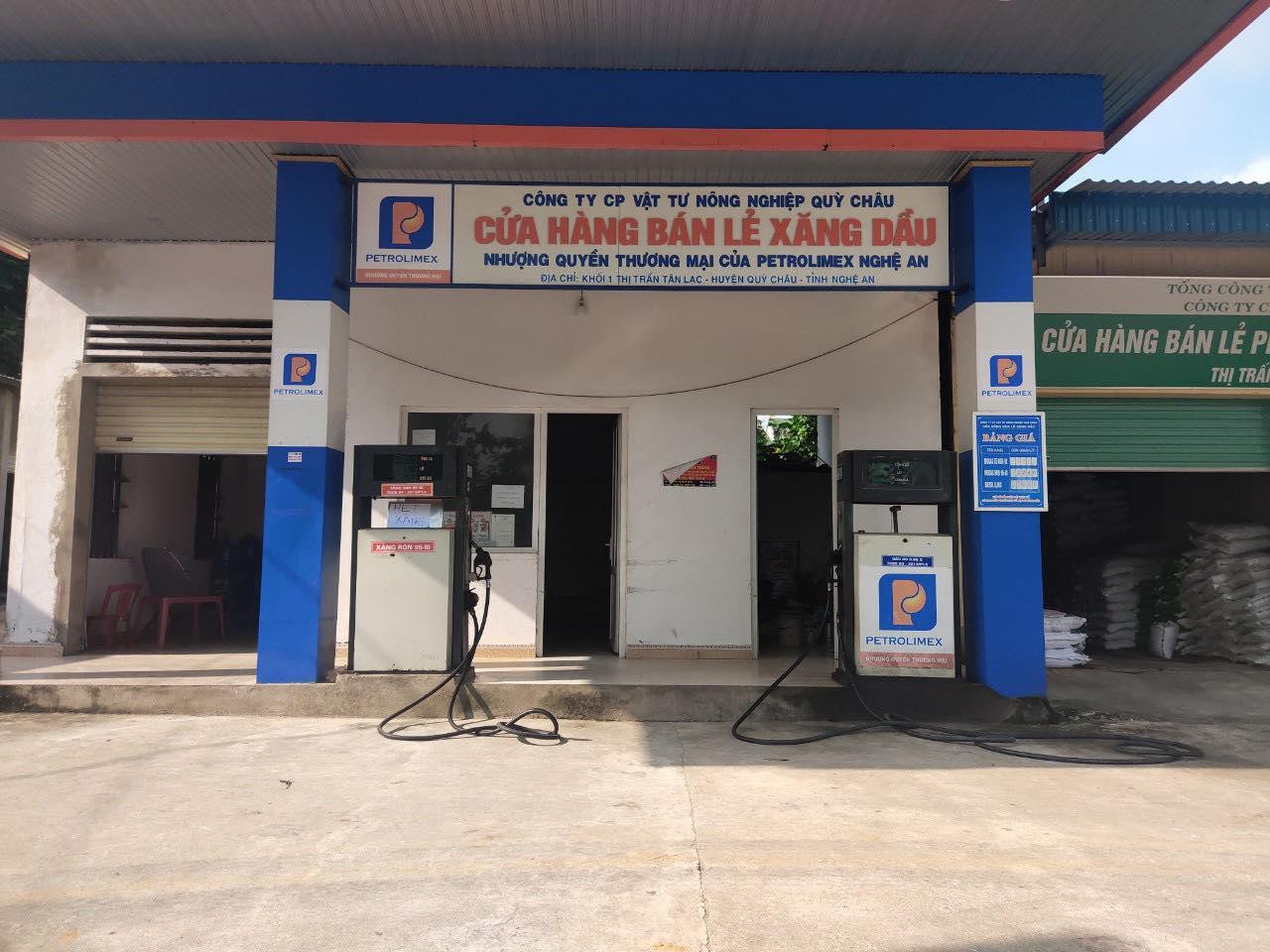 Cửa hàng xăng dầu Vật tư nông nghiệp huyện Quỳ Châu thông báo hết xăng Cửa hàng xăng dầu Vật tư nông nghiệp huyện Quỳ Châu thông báo hết xăng