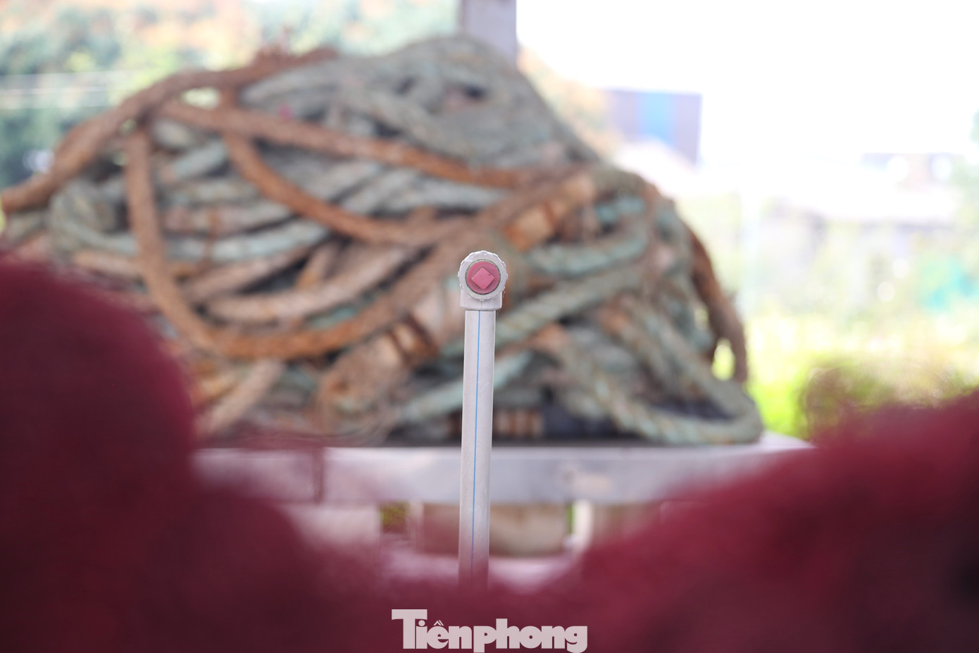 Hiện là nơi tập kết ngư cụ và đậu xe của ngư dân.