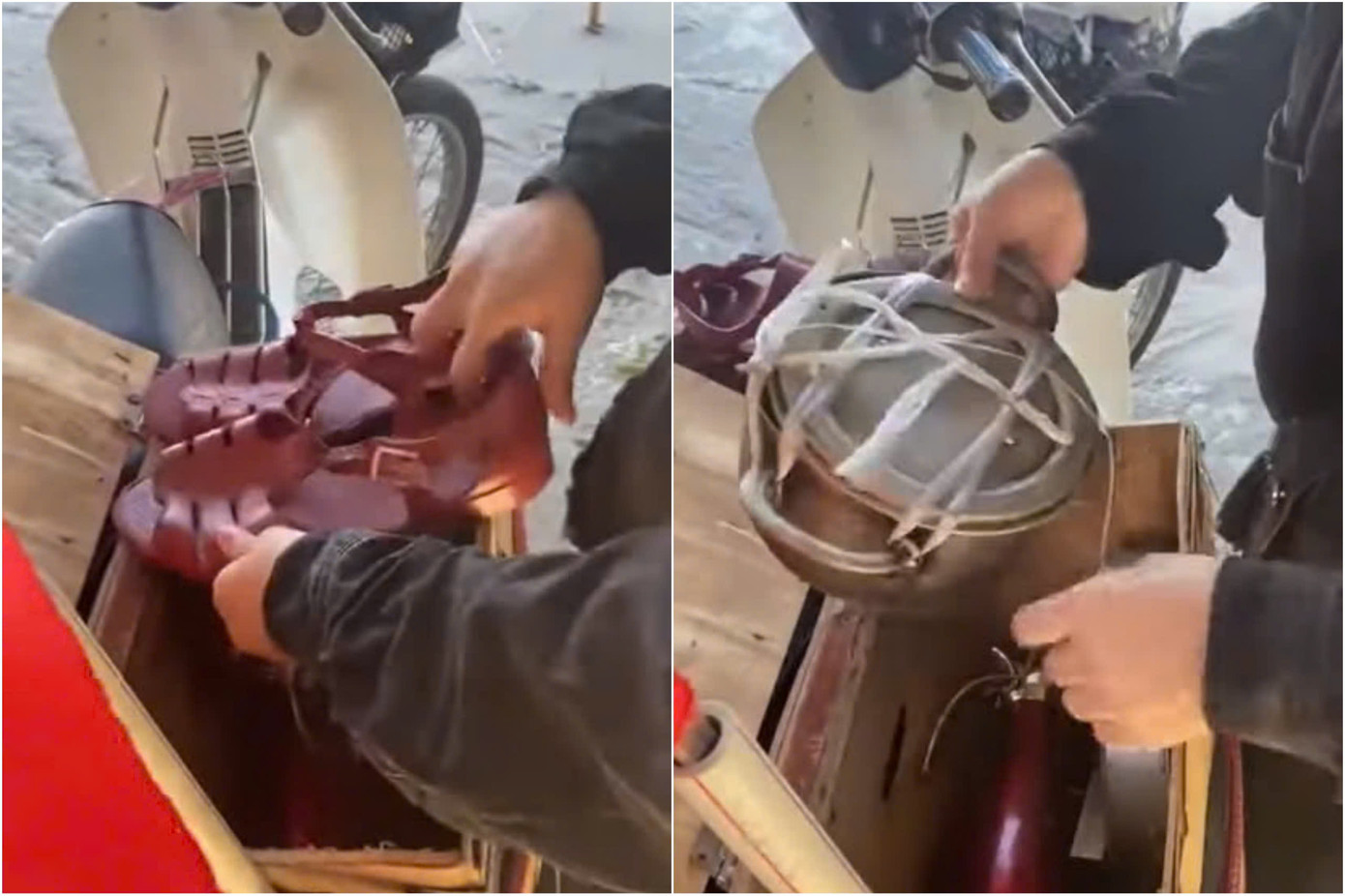 Hành trang ông Thanh mang theo trên hành trình Nam tiến dài ngày