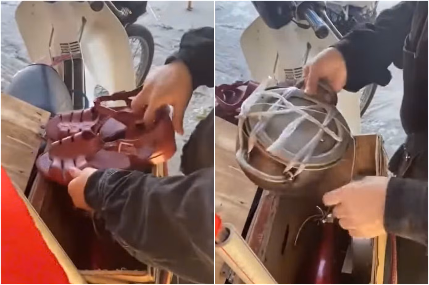 Hành trang ông Thanh mang theo trên hành trình Nam tiến dài ngày