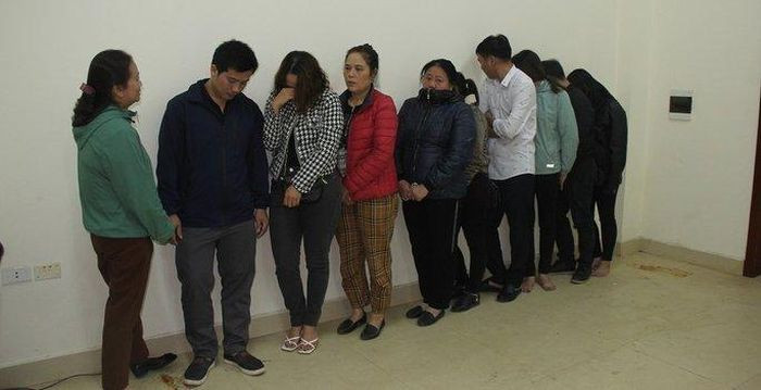 Các đối tượng trong chuyên án bị cơ quan Công an bắt giữ Các đối tượng trong chuyên án bị cơ quan Công an bắt giữ