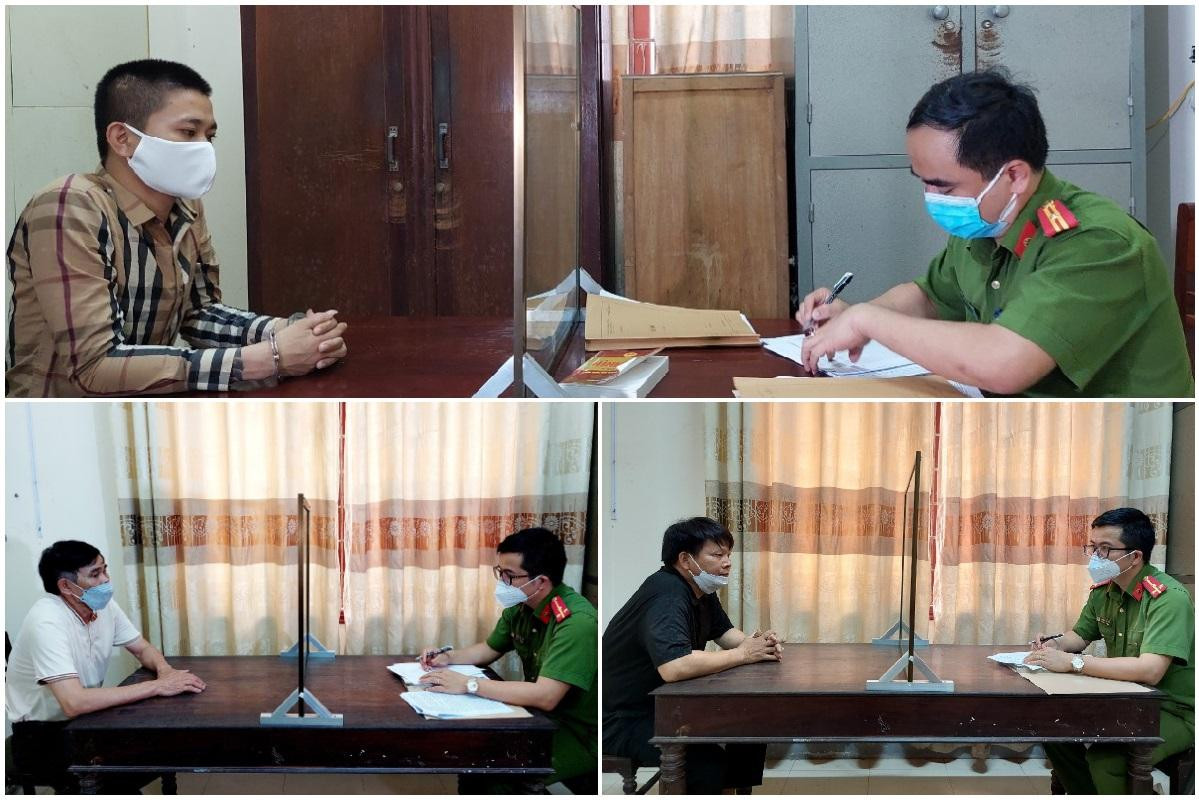 Các đối tượng làm việc tại cơ quan công an Các đối tượng làm việc tại cơ quan công an