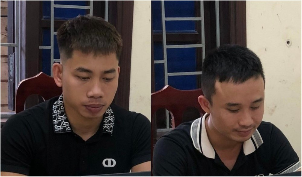 Nguyễn Văn Thắng và Cao Văn Hải tại cơ quan Công an. Nguyễn Văn Thắng và Cao Văn Hải tại cơ quan Công an.