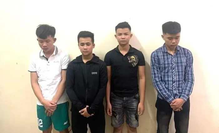 Các đối tượng tại cơ quan công an