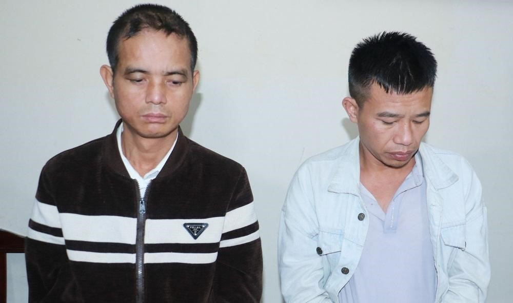 Hai đối tượng Phạm Văn Tiến và Đinh Bạt Long Hai đối tượng Phạm Văn Tiến và Đinh Bạt Long