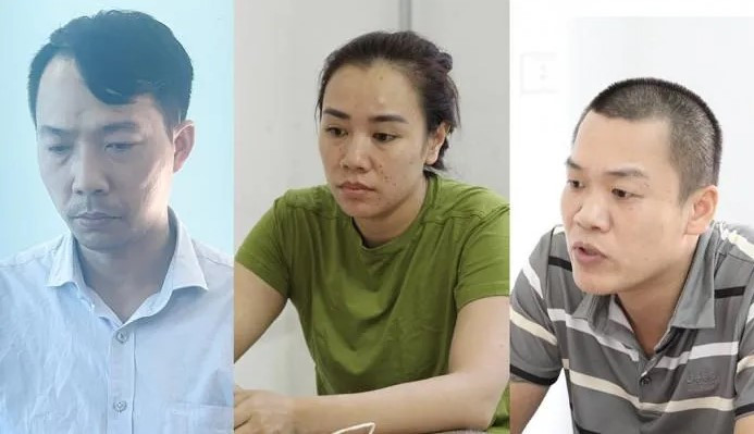 Các đối tượng Trần Đức Lượng, Lê Thị Hà An, Nguyễn Quốc Việt