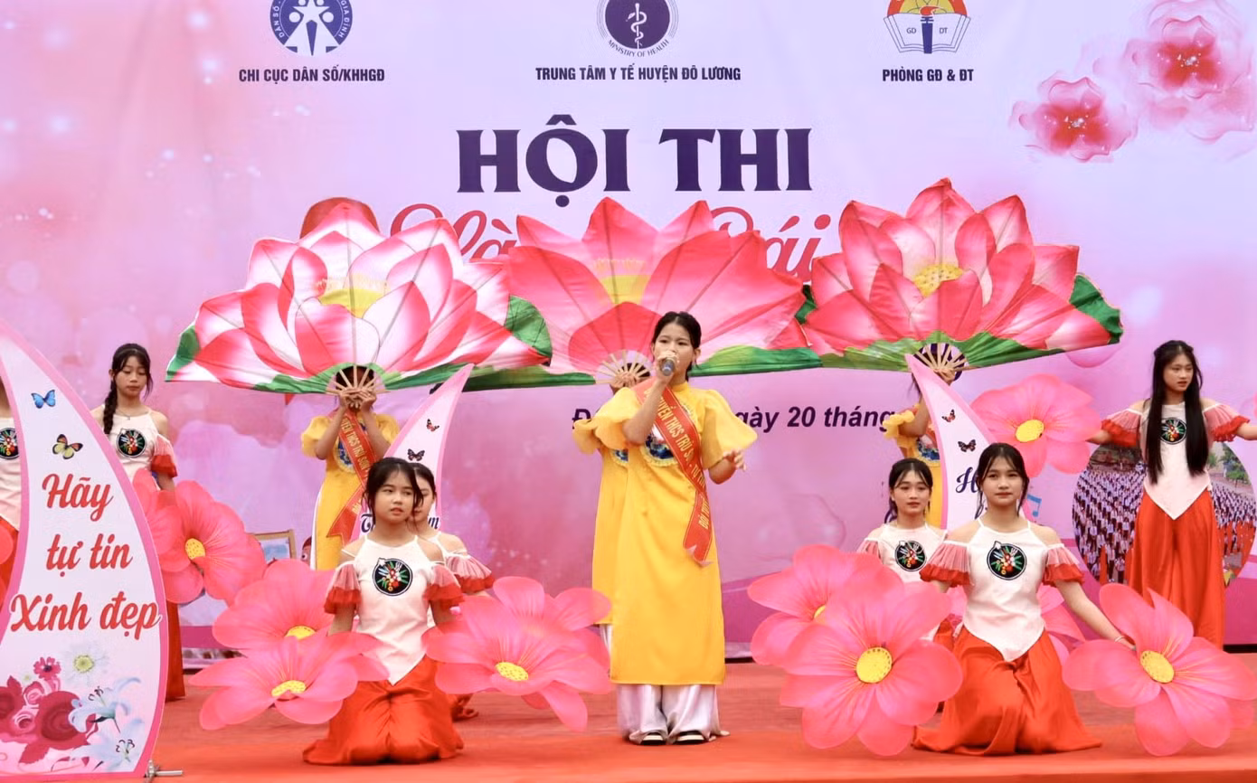Hội thi tạo sân chơi và cơ hội giao lưu lành mạnh, bổ ích cho các em học sinh.