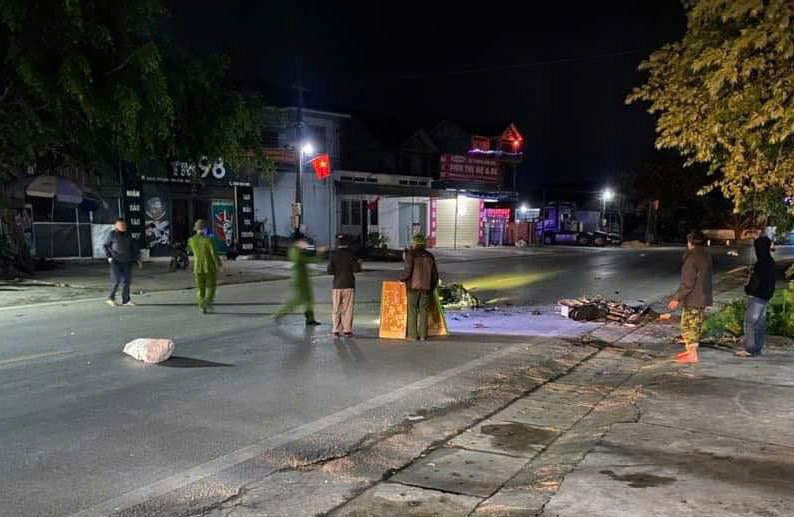 Hiện trường vụ tai nạn