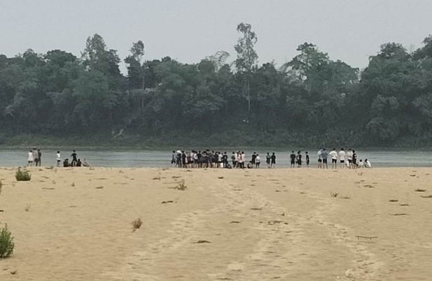 Khu vực xảy ra vụ đuối nước.