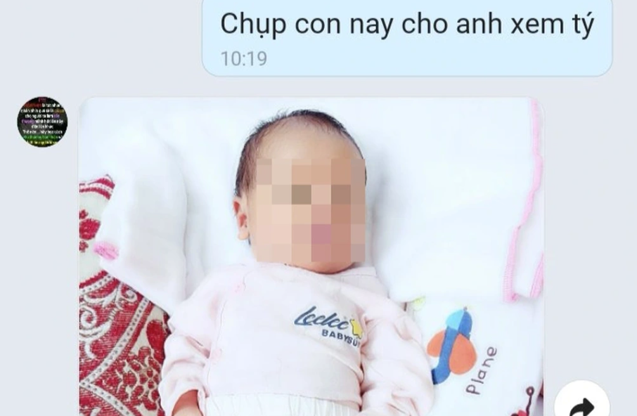 Hình ảnh bé trai Liễu gửi cho đôi vợ chồng Hình ảnh bé trai Liễu gửi cho đôi vợ chồng