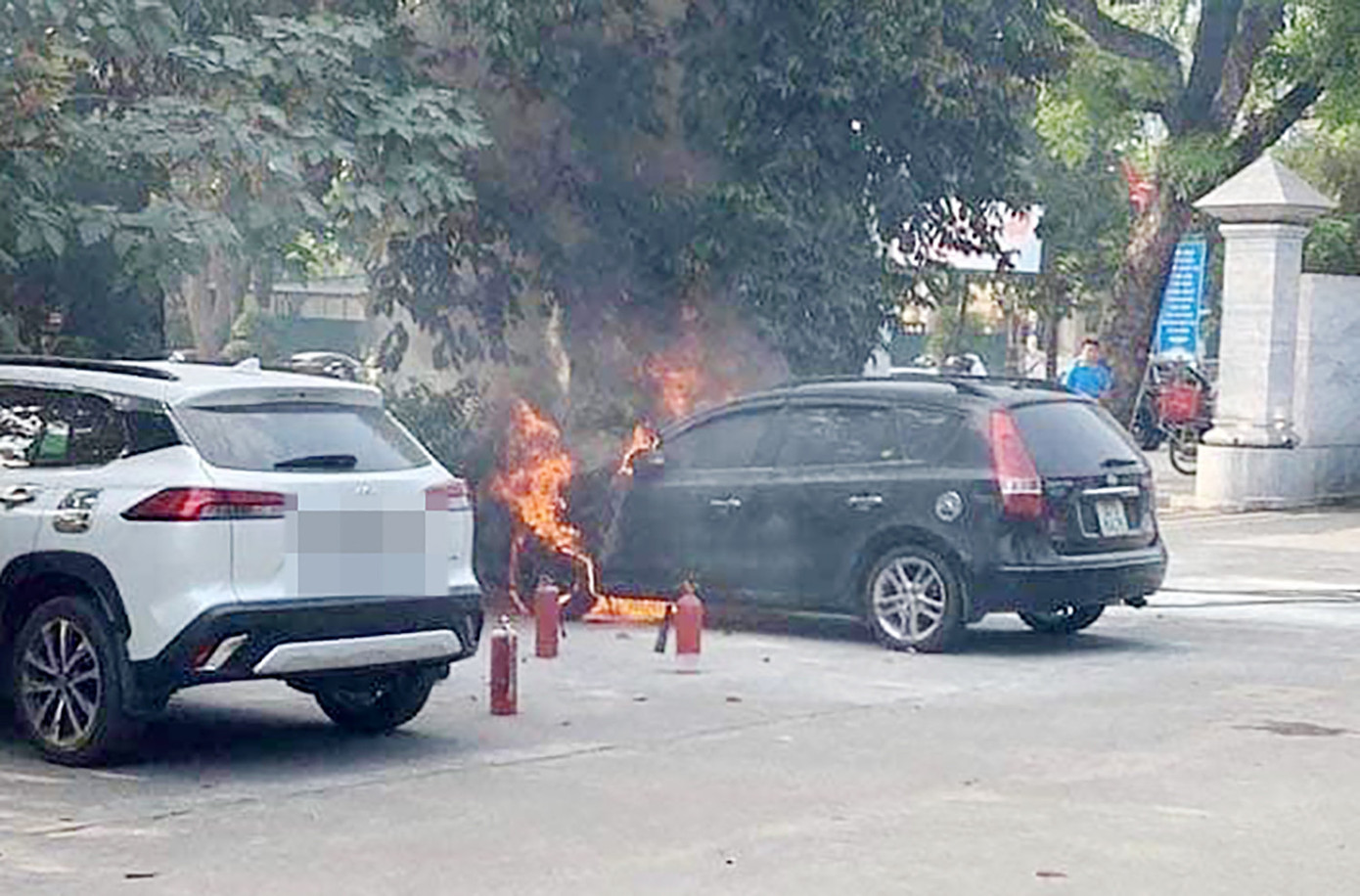 Hiện trường vụ cháy Hiện trường vụ cháy