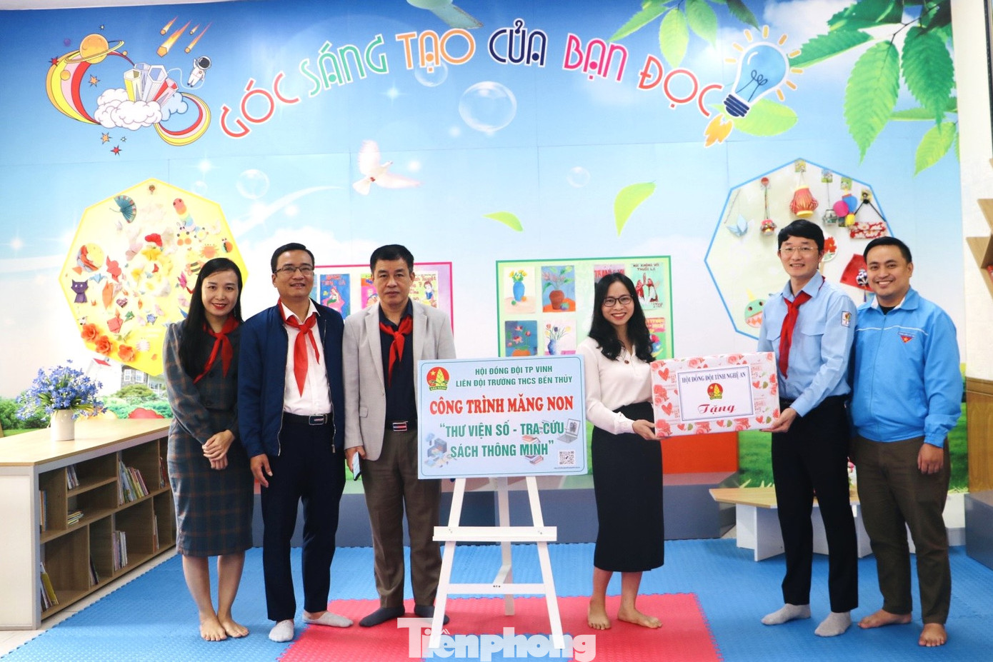 Ra mắt công trình “Thư viện số cho em” Ra mắt công trình “Thư viện số cho em”