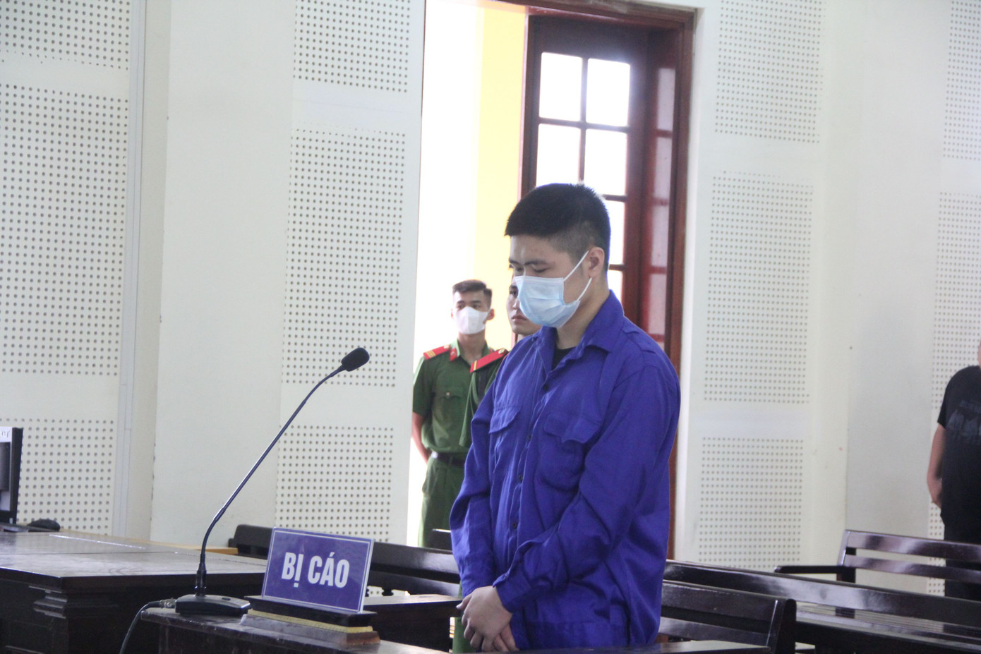 Bị cáo Phạm Huy Hoàng tại tòa Bị cáo Phạm Huy Hoàng tại tòa