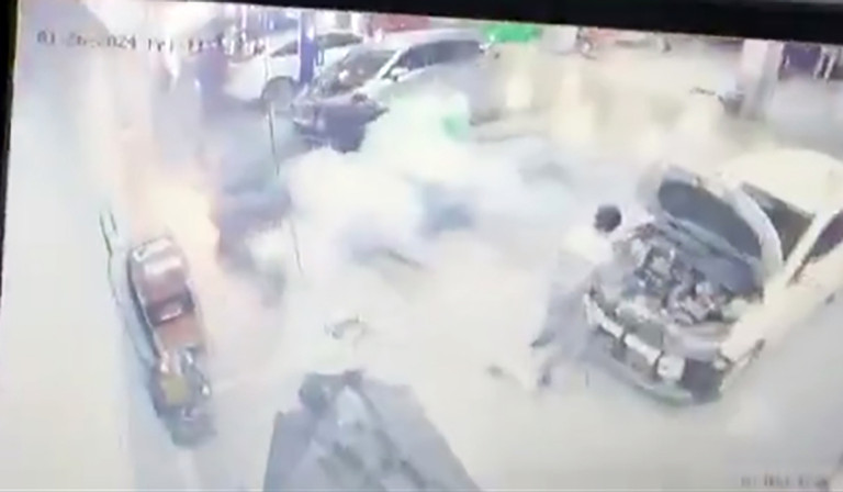 Hiện trường vụ nổ