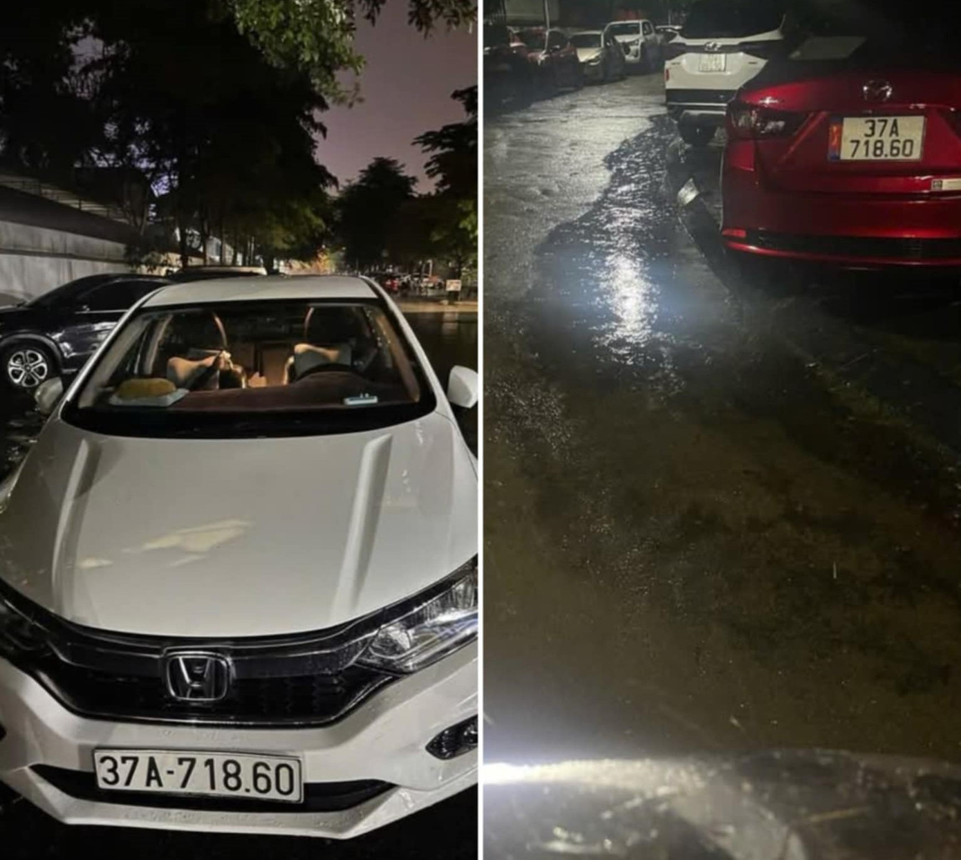 Hình ảnh hai xe ô tô cùng biển số đỗ cạnh nhau Hình ảnh hai xe ô tô cùng biển số đỗ cạnh nhau