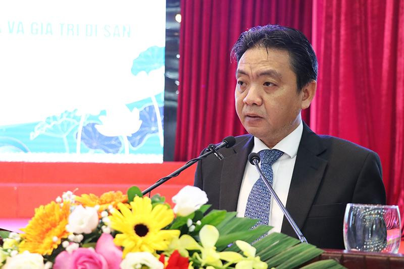 Thứ trưởng Bộ Văn hóa, Thể thao và Du lịch Hoàng Đạo Cương khai mạc Hội thảo. Thứ trưởng Bộ Văn hóa, Thể thao và Du lịch Hoàng Đạo Cương khai mạc Hội thảo.