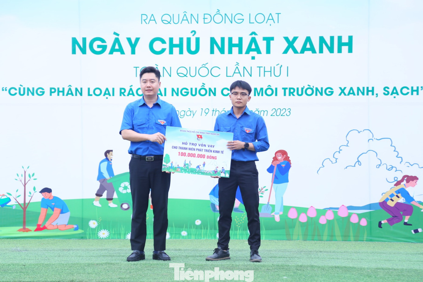 Hỗ trợ vốn vay cho 1 mô hình thanh niên phát triển kinh tế với kinh phí hỗ trợ 100 triệu đồng.