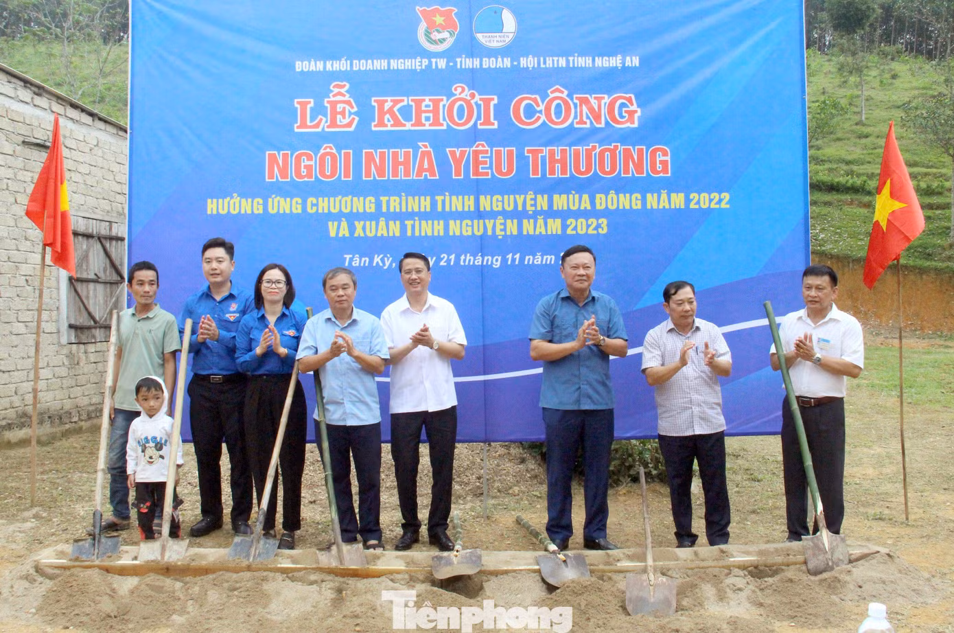 Lễ khởi công xây dựng Ngôi nhà yêu thương tại xã Nghĩa Hành, huyện Tân Kỳ, Nghệ An
