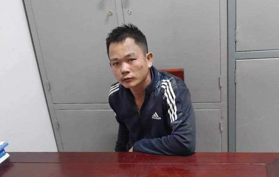 Nguyễn Đình Đông tại cơ quan Công an