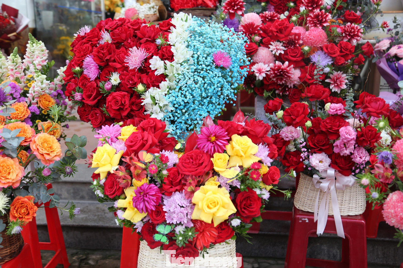 Theo khảo sát, ngoài những mặt hàng truyền thống như hoa, socola, thú nhồi bông, thiệp, thị trường hàng Valentine năm nay có thêm nhiều mặt hàng mới, có sự cách tân về mẫu mã, hình dáng.