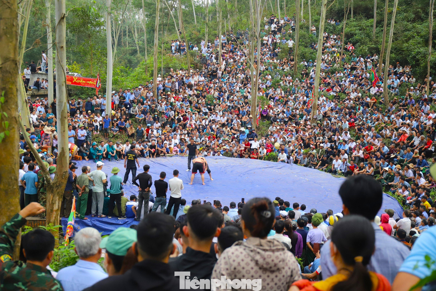 Lễ hội đền vua Mai ở huyện Nam Đàn, tỉnh Nghệ An diễn ra ngày 10 - 12/2 (tức 13 - 15 tháng Giêng) theo quy mô cấp tỉnh, trong đó hội vật là điểm nhấn quan trọng, luôn thu hút đông đảo người dân và du khách tham gia, cổ vũ. Sới vật diễn ra dưới chân núi Đụn, trong Khu lăng mộ vua Mai.