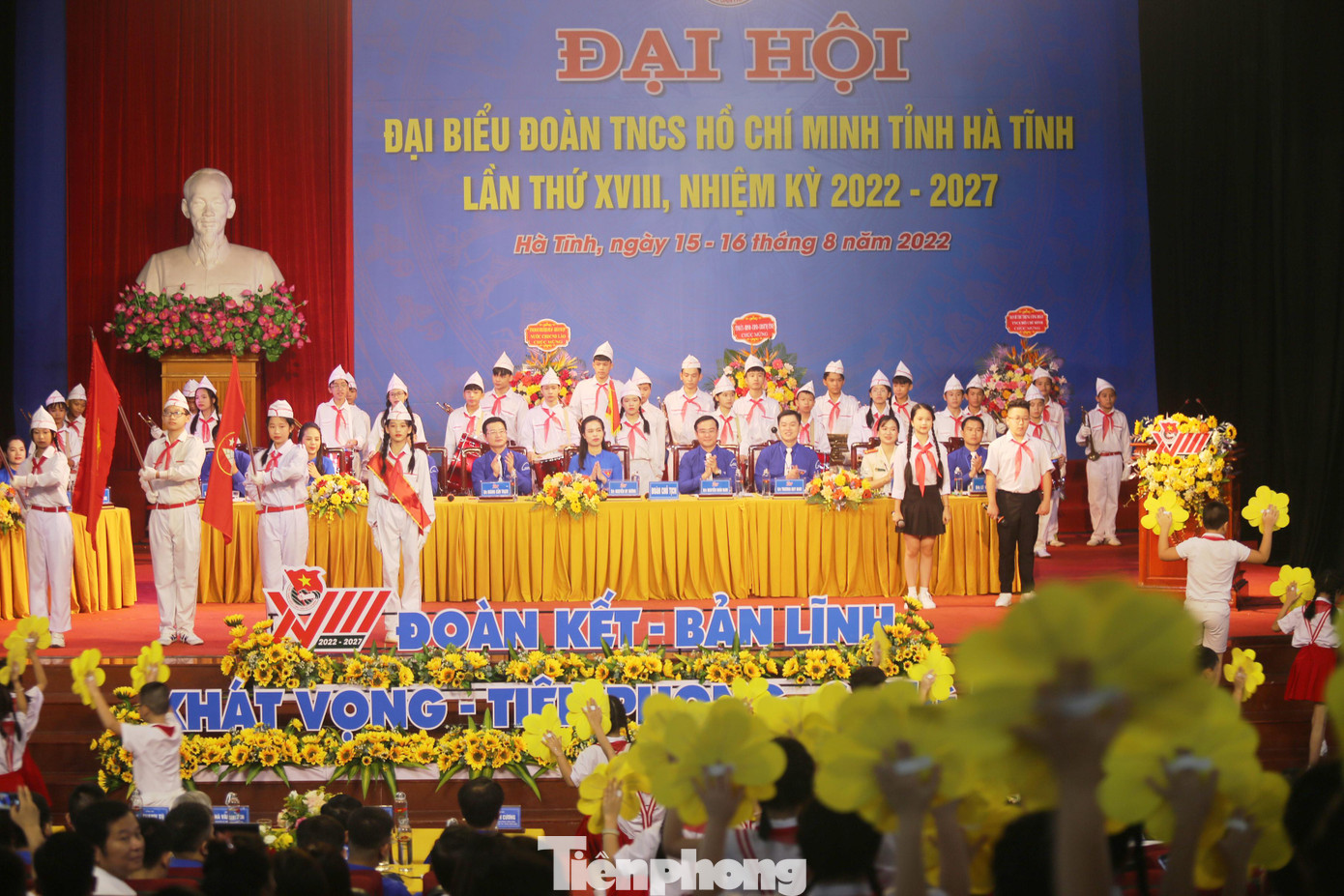 Đại hội với khẩu hiệu: "Tuổi trẻ Hà Tĩnh đoàn kết, bản lĩnh, khát vọng, tiên phong, sáng tạo".