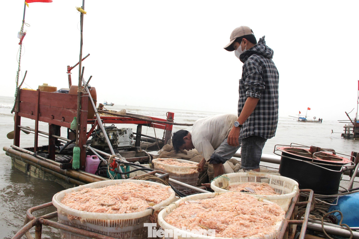 Cập bờ sau chuyến đánh bắt mang theo gần 2 tạ ruốc biển, ngư dân Đậu Văn Long (42 tuổi, trú xã Diễn Hải) cho hay mùa ruốc biển bắt đầu từ tháng 11/2023 đến khoảng tháng 2. Ruốc tươi khi đánh bắt được các thương lái phân loại, thu mua ngay tại chỗ. Ruốc cũng có thể được phơi khô hoặc nhập trực tiếp cho các nhà máy. Cập bờ sau chuyến đánh bắt mang theo gần 2 tạ ruốc biển, ngư dân Đậu Văn Long (42 tuổi, trú xã Diễn Hải) cho hay mùa ruốc biển bắt đầu từ tháng 11/2023 đến khoảng tháng 2. Ruốc tươi khi đánh bắt được các thương lái phân loại, thu mua ngay tại chỗ. Ruốc cũng có thể được phơi khô hoặc nhập trực tiếp cho các nhà máy.