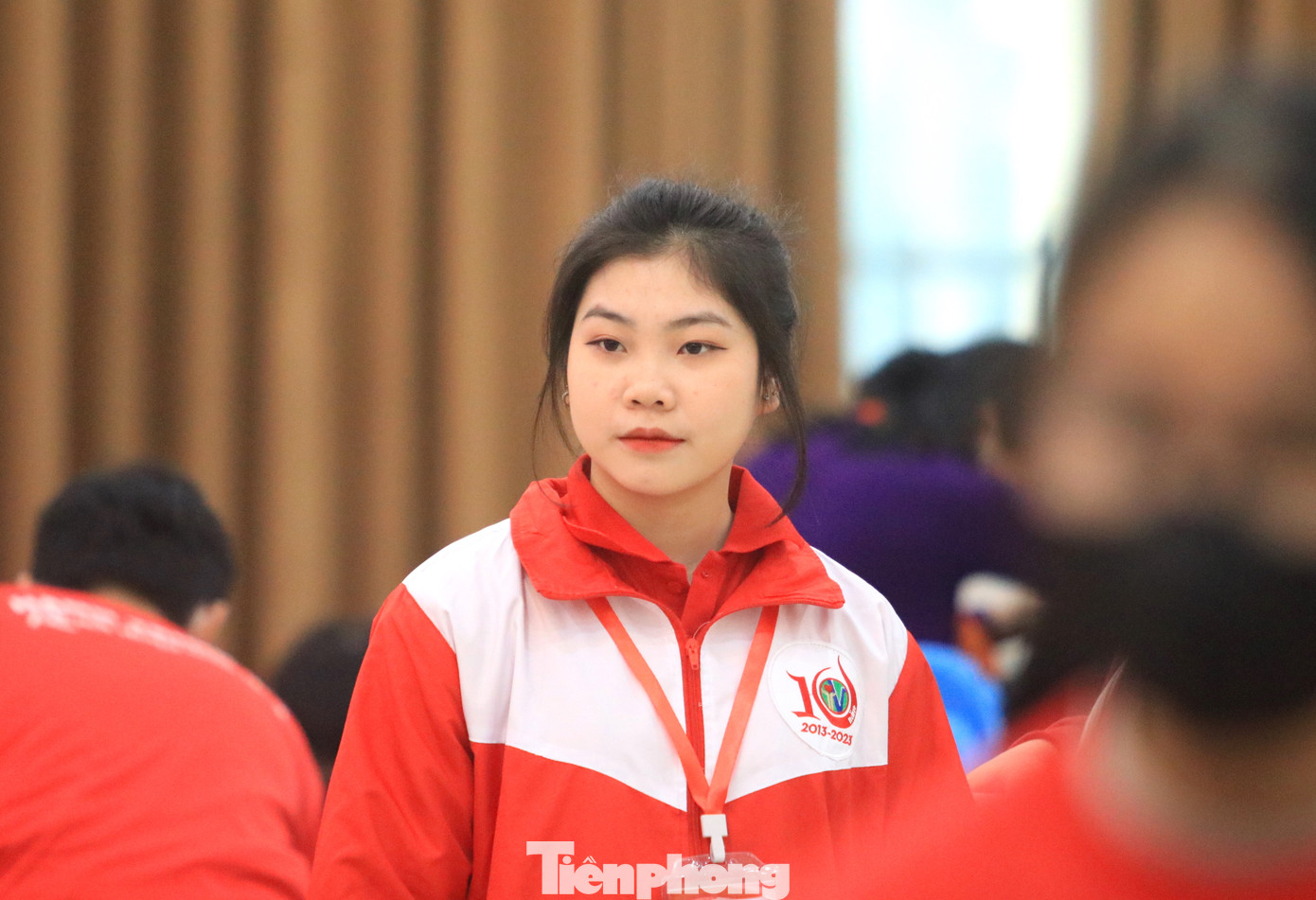 Các tình nguyện viên tại ngày hội Chủ Nhật Đỏ.