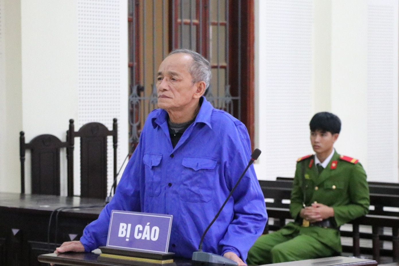 Bị cáo Nguyễn Duy Hùng tại tòa