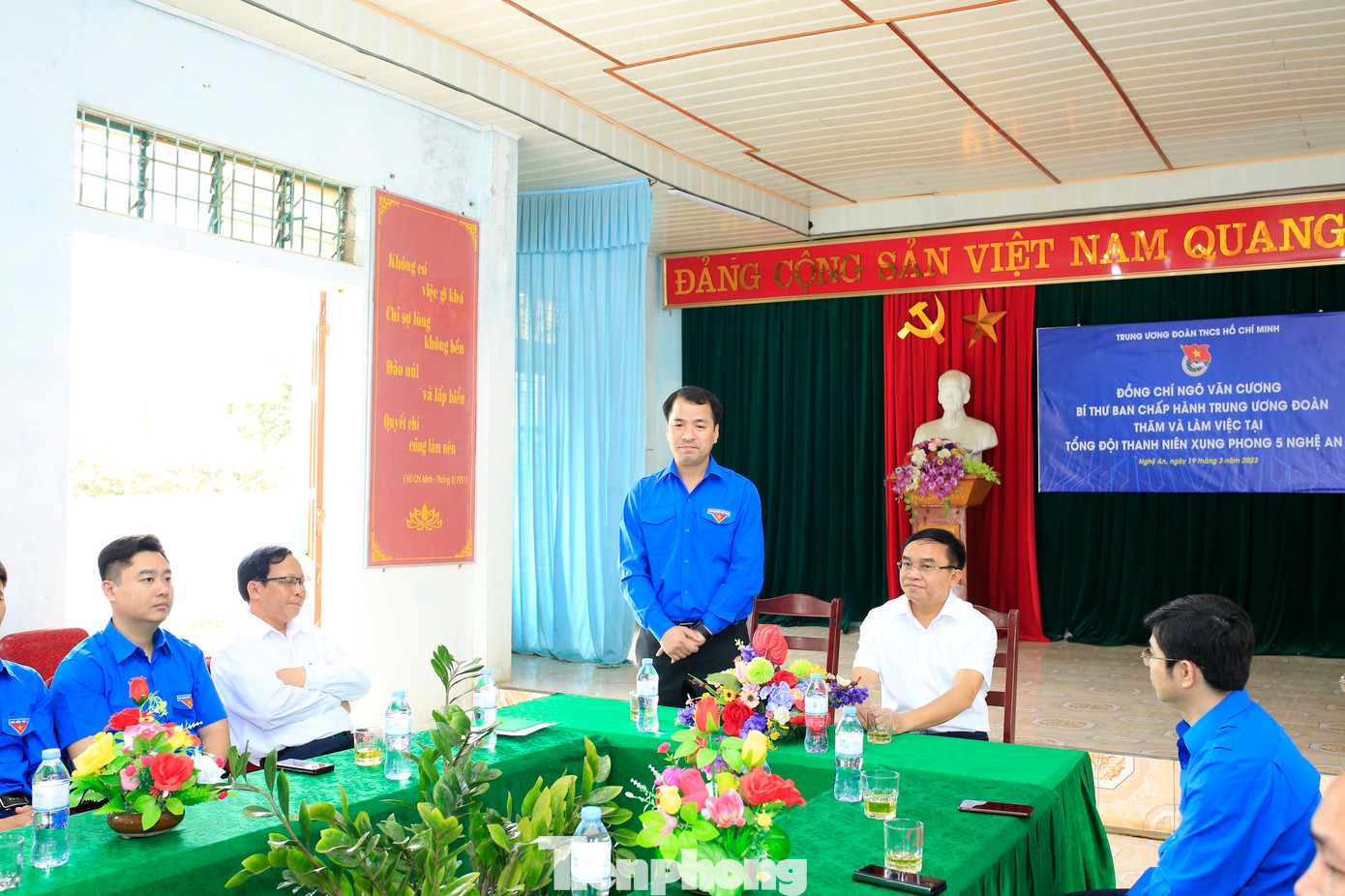 Anh Ngô Văn Cương, Bí thư BCH Trung ương Đoàn, Chủ nhiệm Ủy ban Kiểm tra Trung ương Đoàn mong muốn Tổng đội tiếp tục phát huy những thành quả đã đạt được và tạo ra những bước phát triển đột phá trong tương lai.