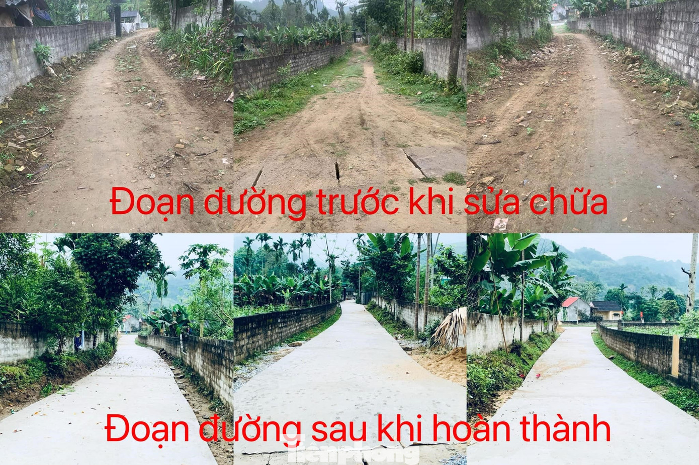 Công trình đưa vào sử dụng đã góp phần giúp đỡ gia đình đi lại thuận tiện, an toàn, đảm bảo trật tự an toàn giao thông.