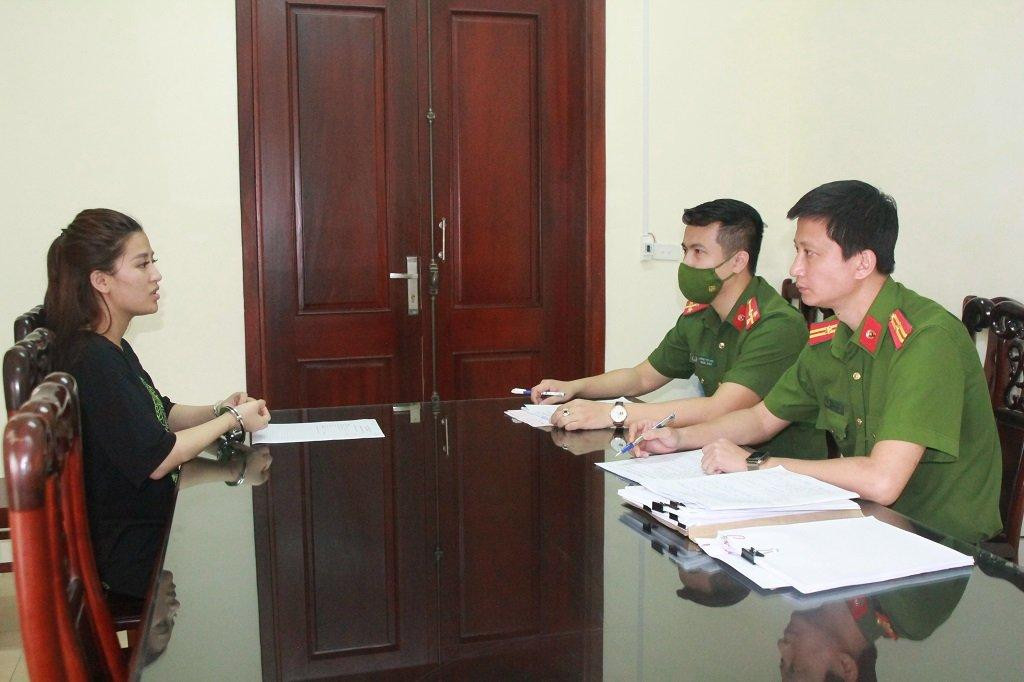 Âu Thị Thanh Hằng làm việc tại cơ quan công an Âu Thị Thanh Hằng làm việc tại cơ quan công an