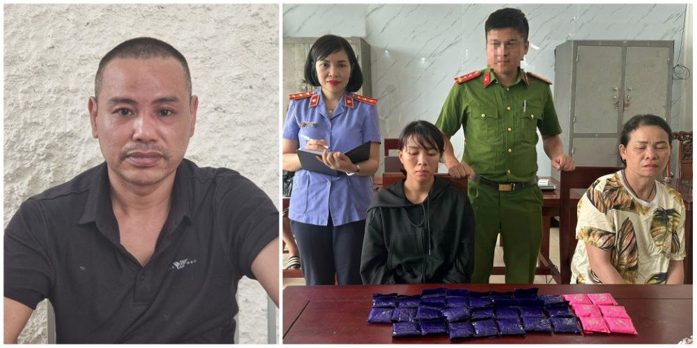 Các đối tượng tại cơ quan Công an