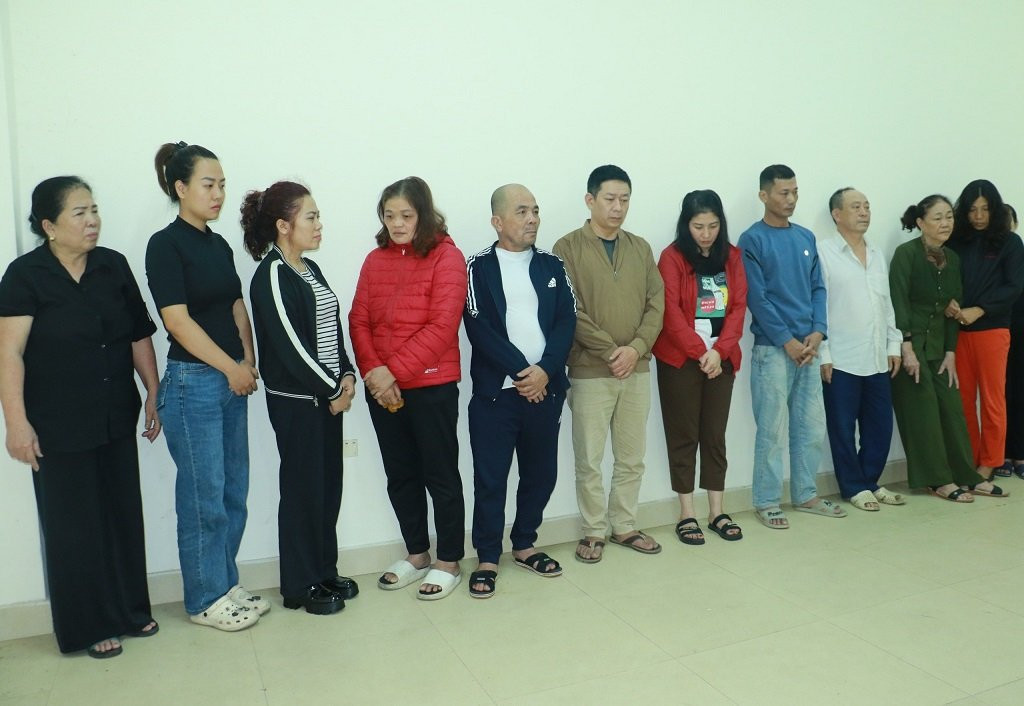 Các đối tượng trong đường dây bị bắt giữ Các đối tượng trong đường dây bị bắt giữ