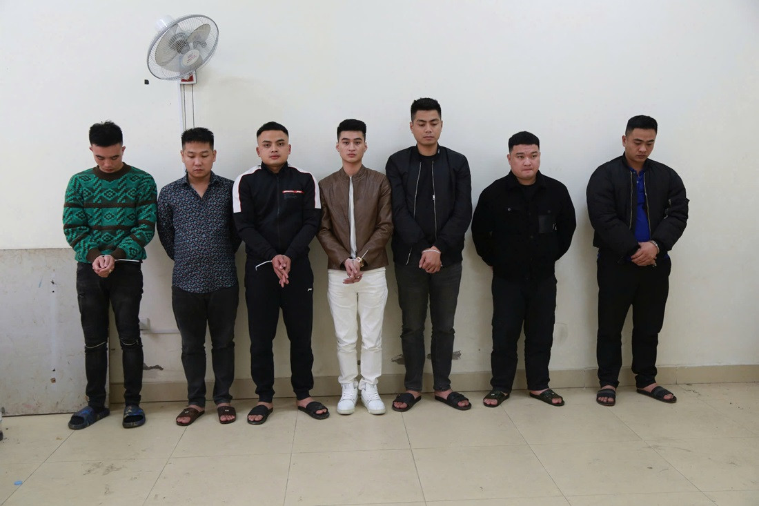 Các đối tượng bị bắt giữ