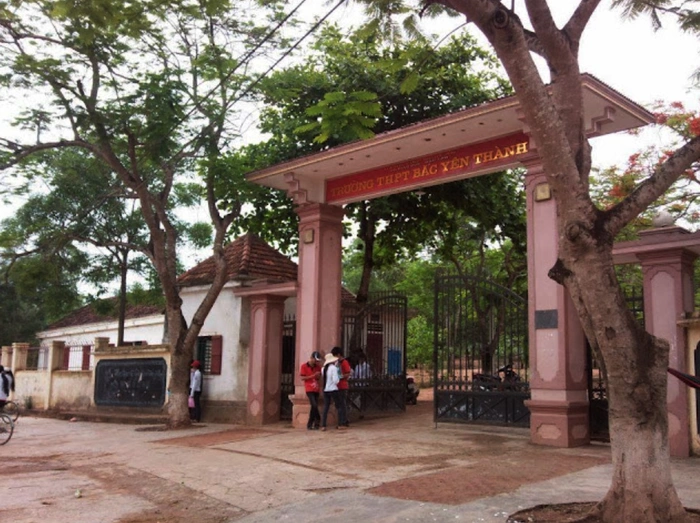 Trường THPT Bắc Yên Thành, nơi xảy ra sự việc Trường THPT Bắc Yên Thành, nơi xảy ra sự việc