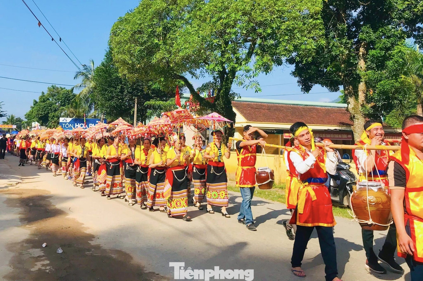 Lễ rước trong Lễ hội Bươn Xao năm 2023