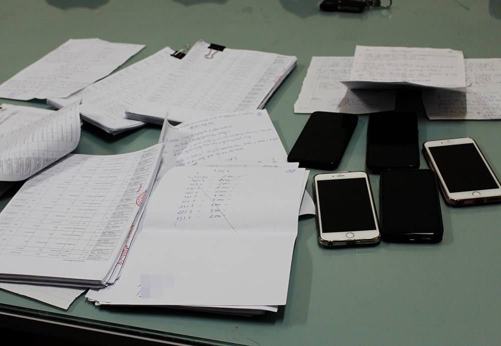 Tang vật của vụ án. Tang vật của vụ án.