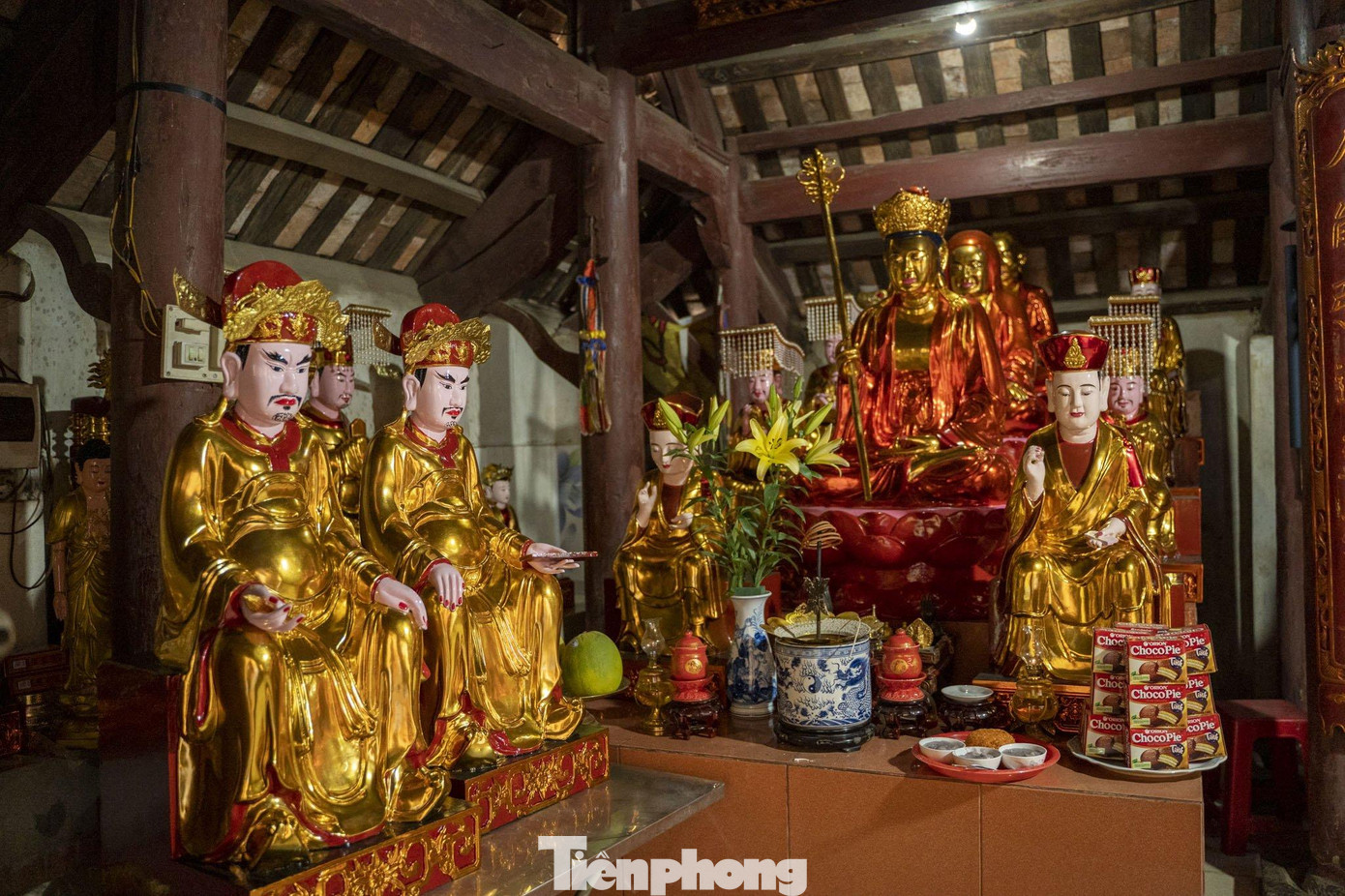 Đại đức Thích Huệ Phong – trụ trì chùa Phúc Mỹ chia sẻ: “Chùa Phúc Mỹ đang lưu giữ được một hệ thống tượng pháp đa dạng, đặc sắc, có giá trị lớn, là một trong những ngôi chùa có nhiều tượng cổ nhất ở Nghệ An”.