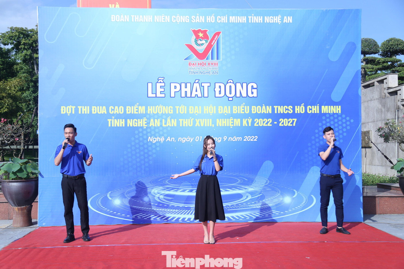 Tại Lễ phát động, các đoàn viên lần đầu thể hiện ca khúc "Tự hào tuổi trẻ Nghệ An thời đại Hồ Chí Minh", đây là ca khúc chính thức của Đại hội đại biểu Đoàn TNCS Hồ Chí Minh tỉnh Nghệ An lần thứ XVIII, nhiệm kỳ 2022 – 2027
