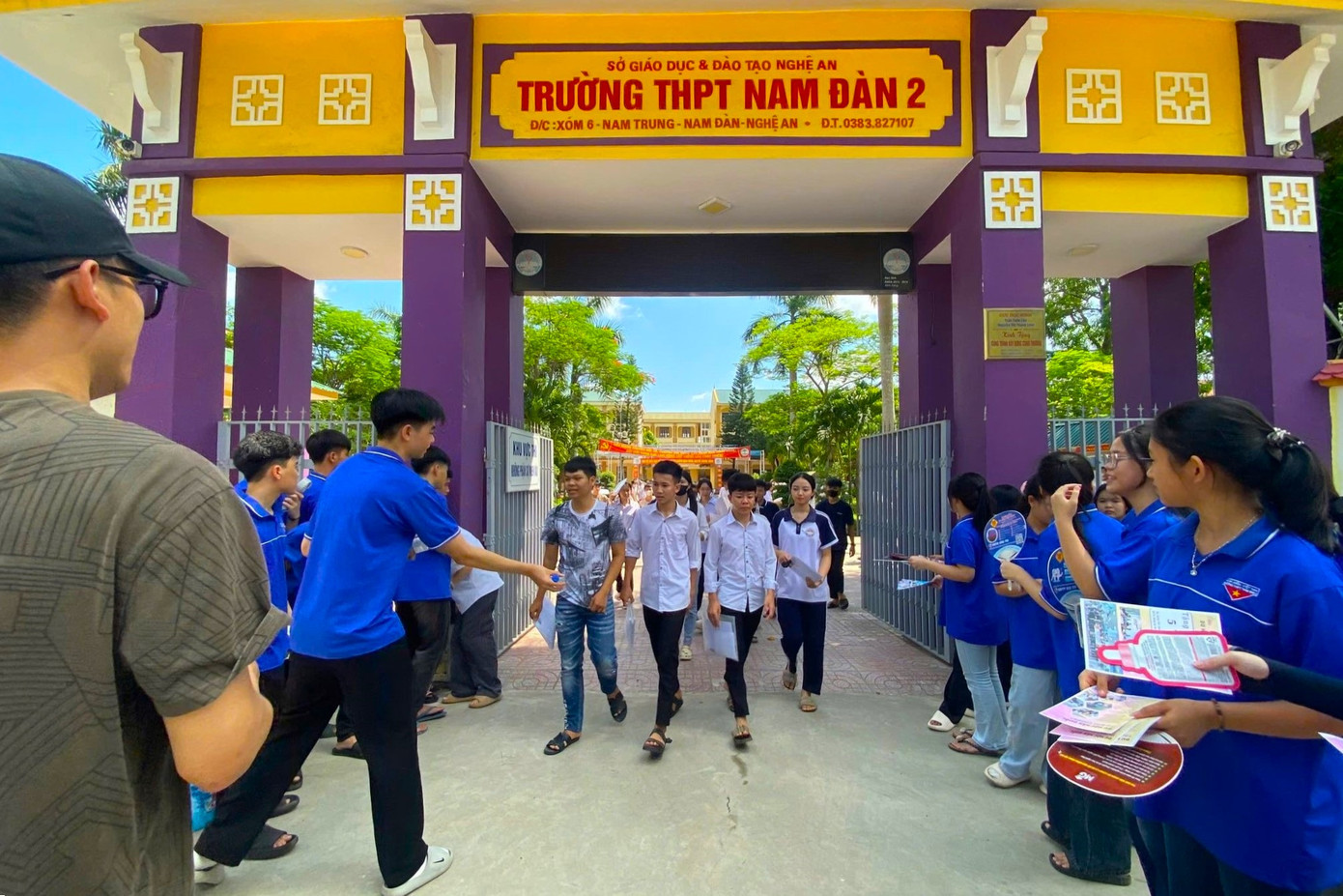 Trường THPT Nam Đàn 2 lấy điểm chuẩn vào lớp 10 đợt 2 là 2,5 điểm cho 3 môn thi